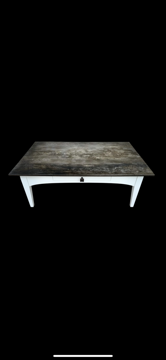 Obsidian Frost™ — Hand-Restored Coffee Table | Obregon Woods