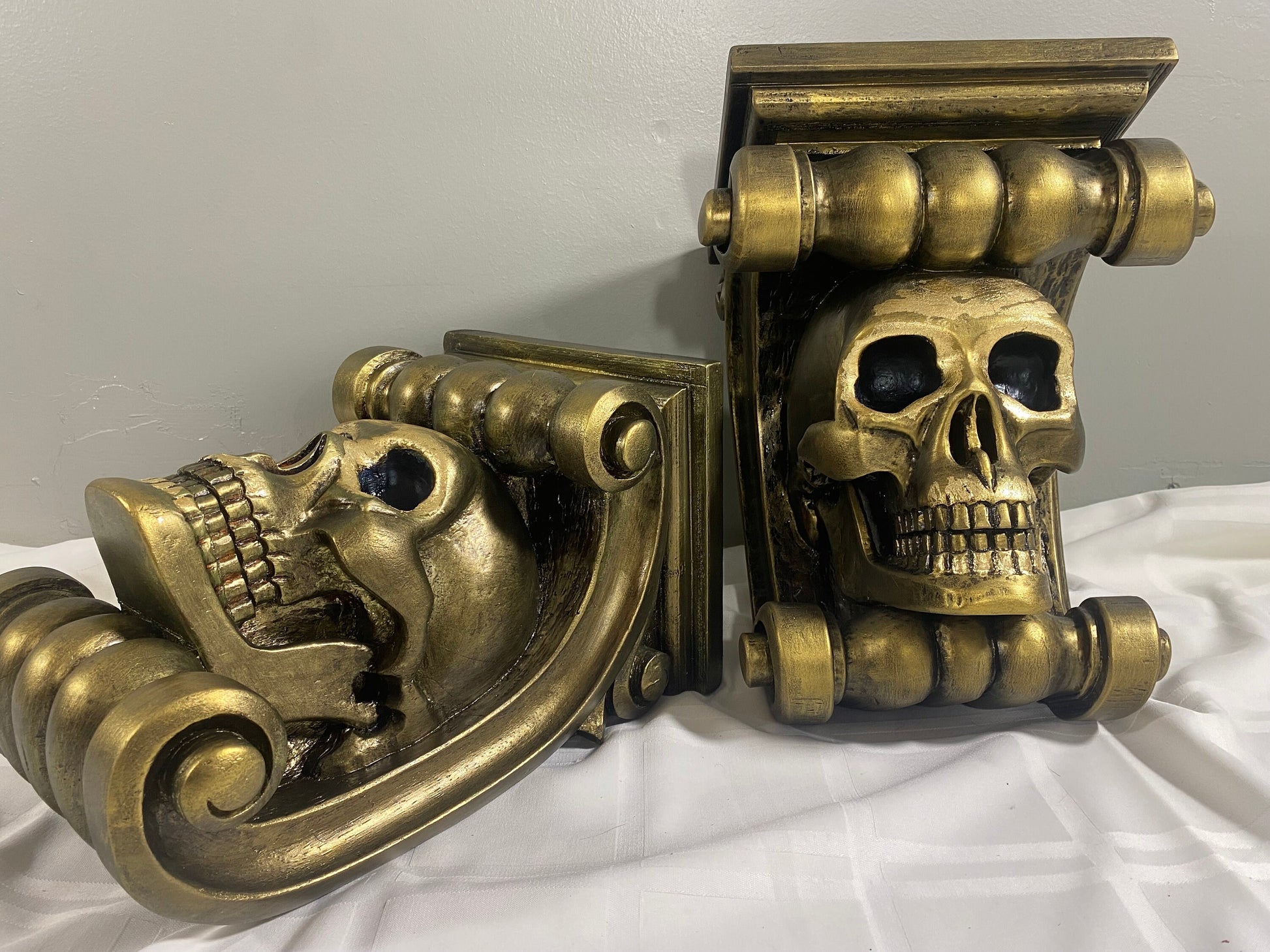 Wooden Sculpture Skull 2