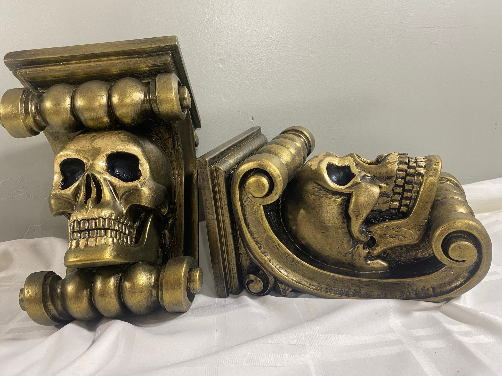 Wooden Sculpture Skull