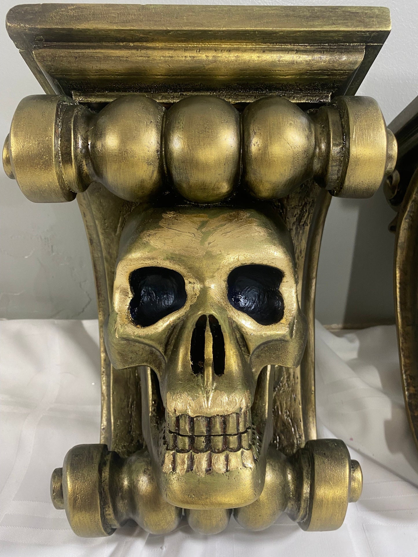 Wooden Sculpture Skull 8