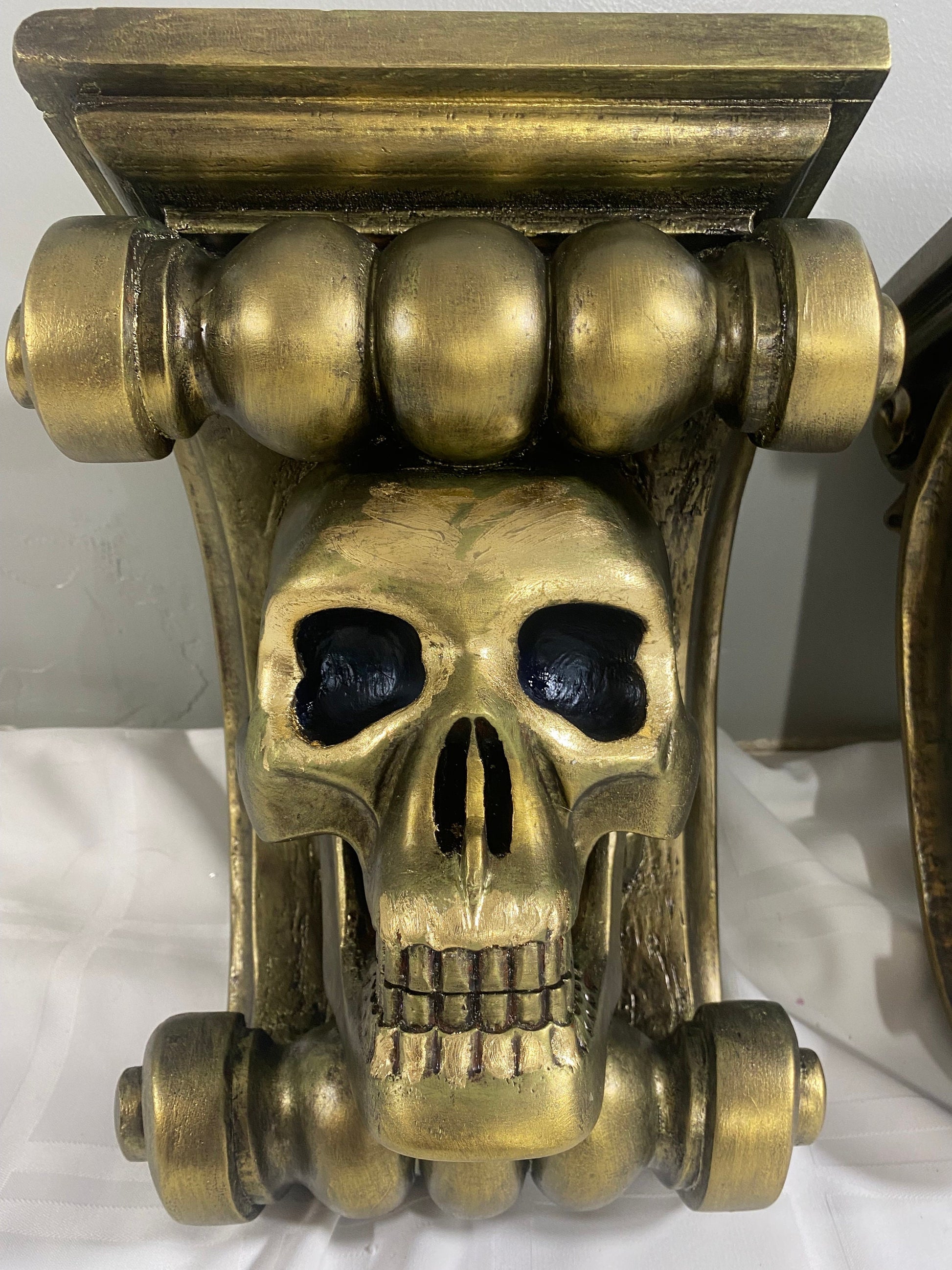 Wooden Sculpture Skull 8