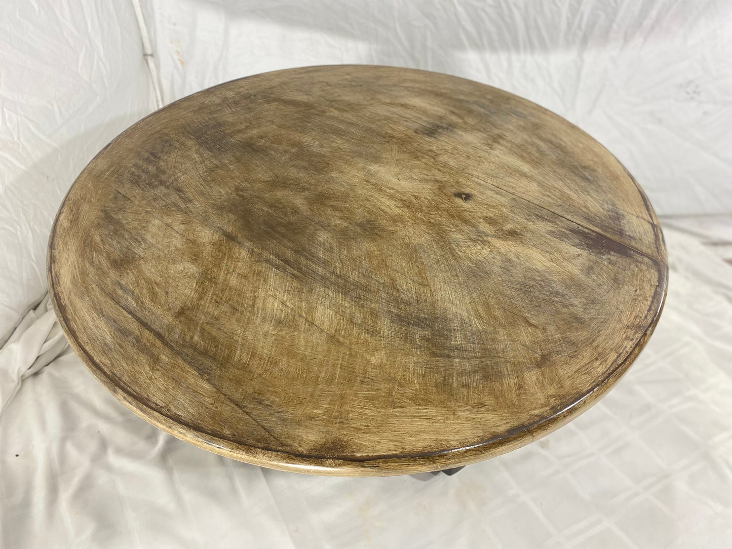 Wooden Round Pedestal Table 4